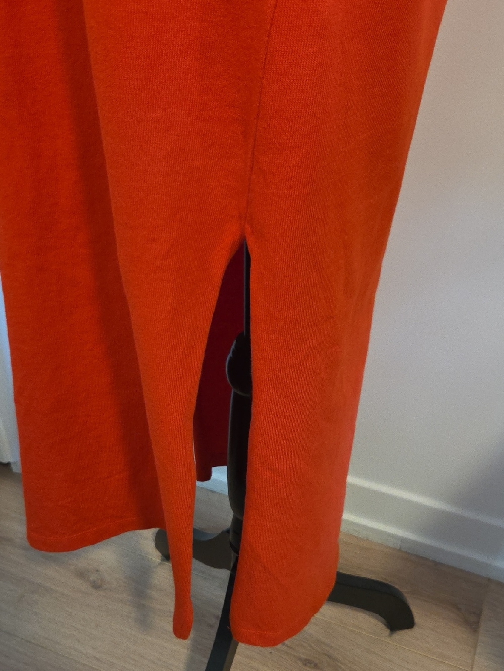 Sezane "Emy" cotton ribbed maxi dress Sz M - Picture 9 of 12